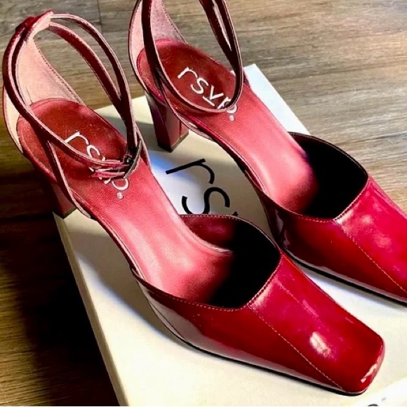 NEW RSVP Wine Sling Back High Heels 7.5W - Picture 1 of 9
